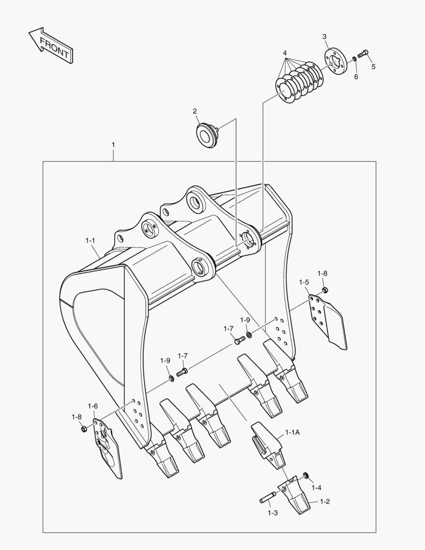 6840 BUCKET - 1.83mВі