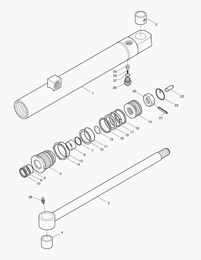 3461 STEERING CYLINDER [1069~]