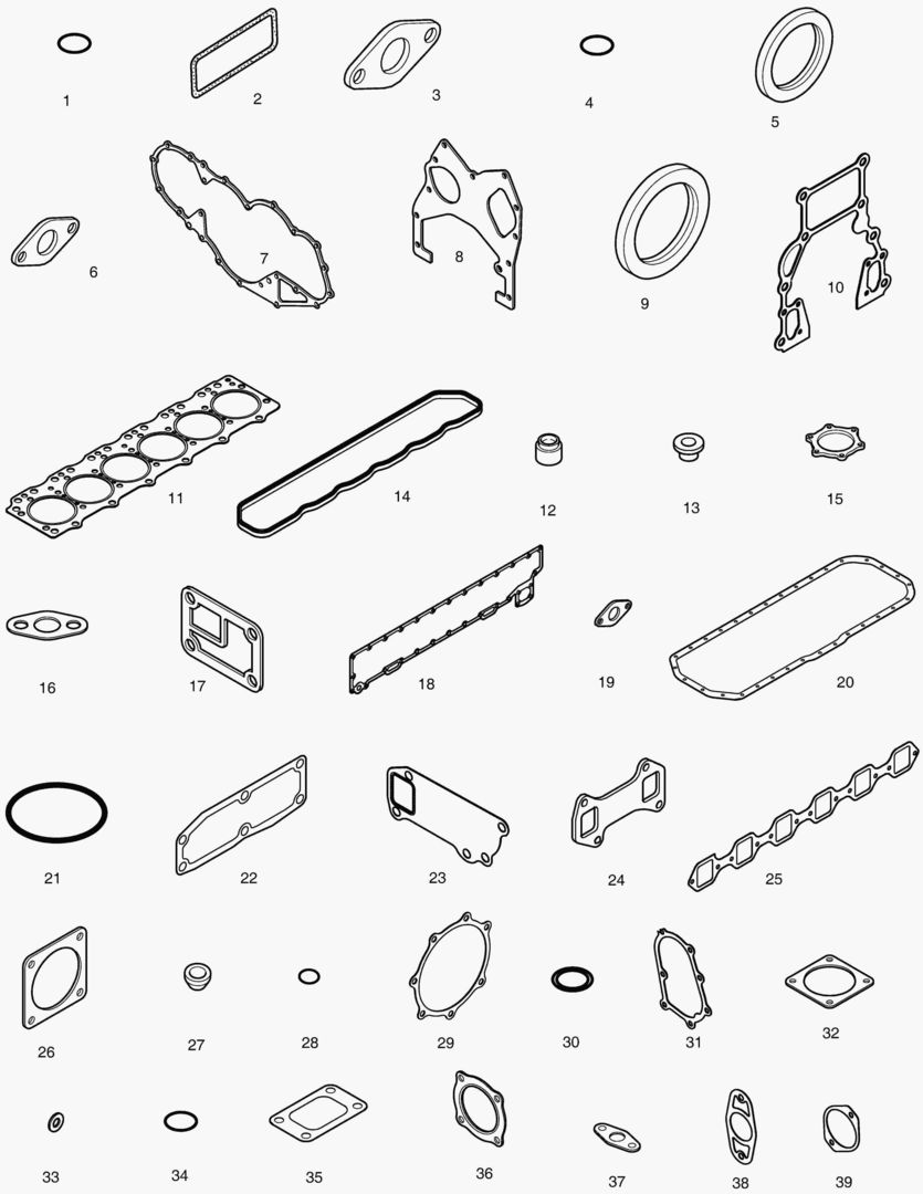 043 OVER HAUL GASKET KIT - ALL