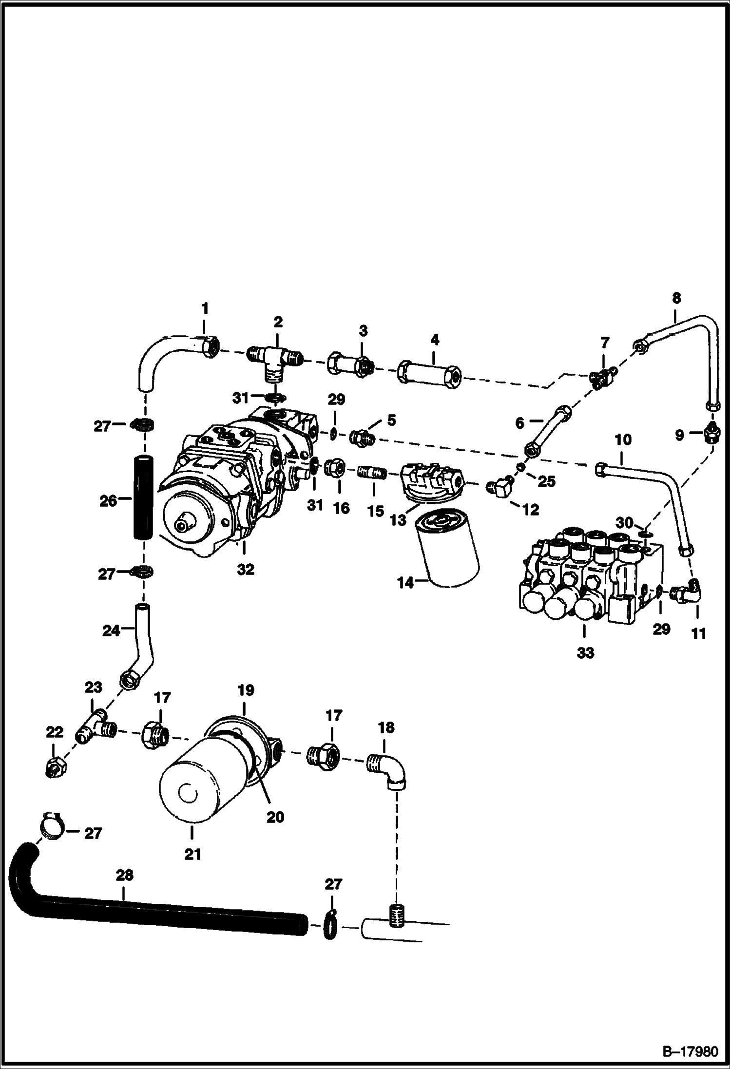 СХЕМА ГИДРОСТАТИЧЕСКОГО НАСОСА
