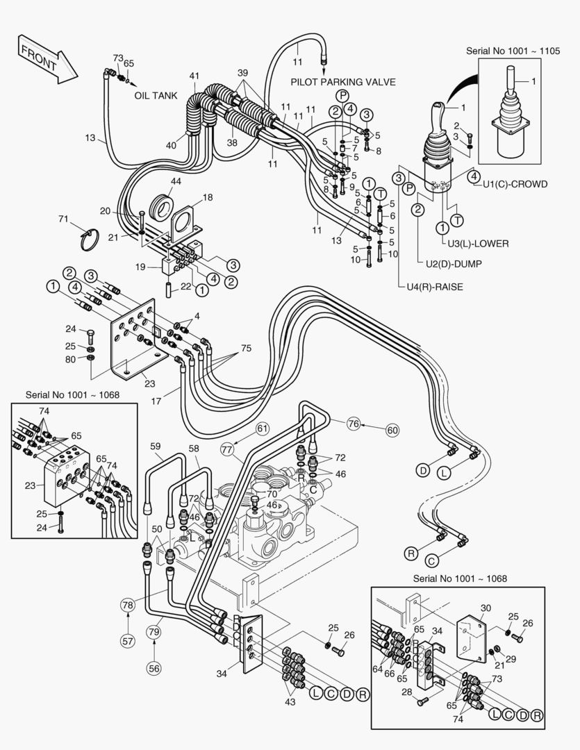 1230 PILOT PIPING-2 SPOOL STD. [1001~1140]