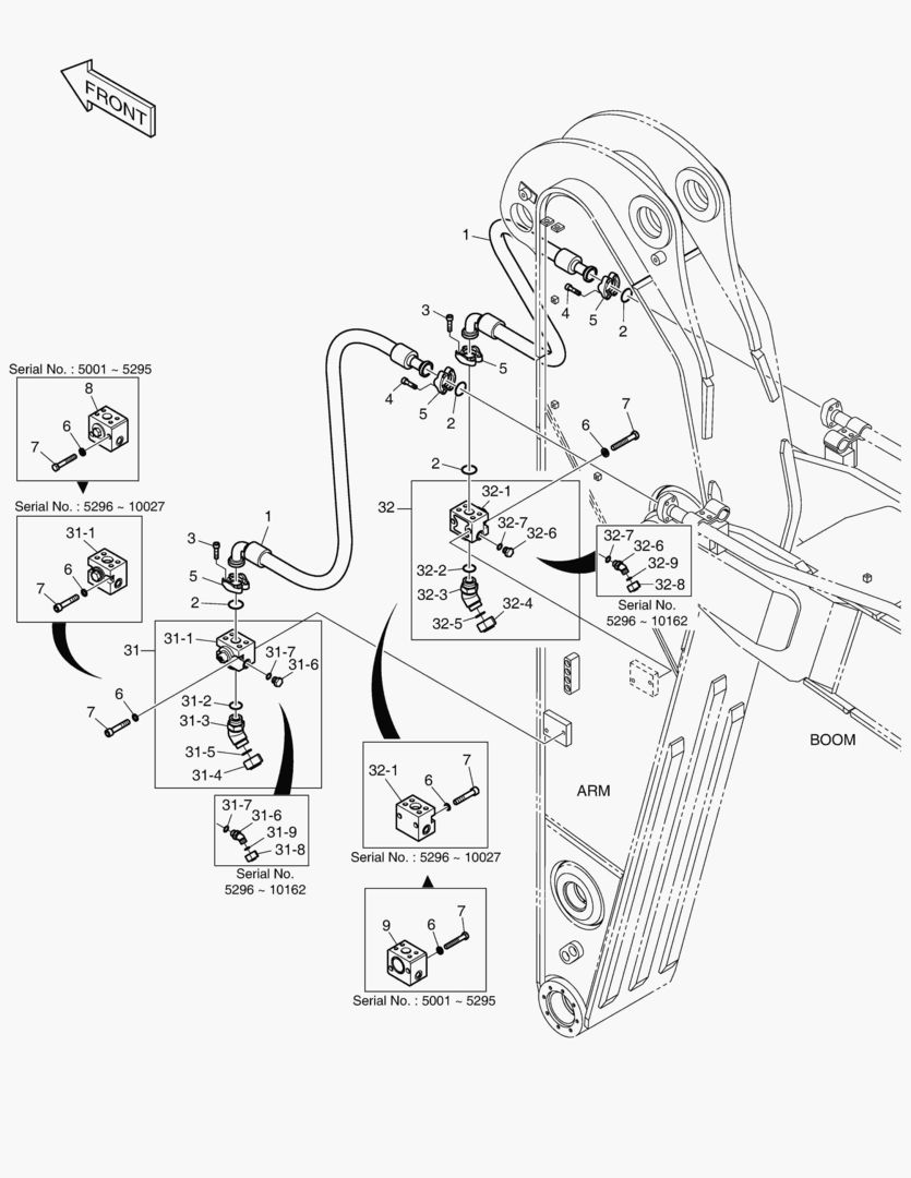 Спецтехника 6590 ARM PIPING - ONE & TWO WAY(ARM 2.4m) - главное фото