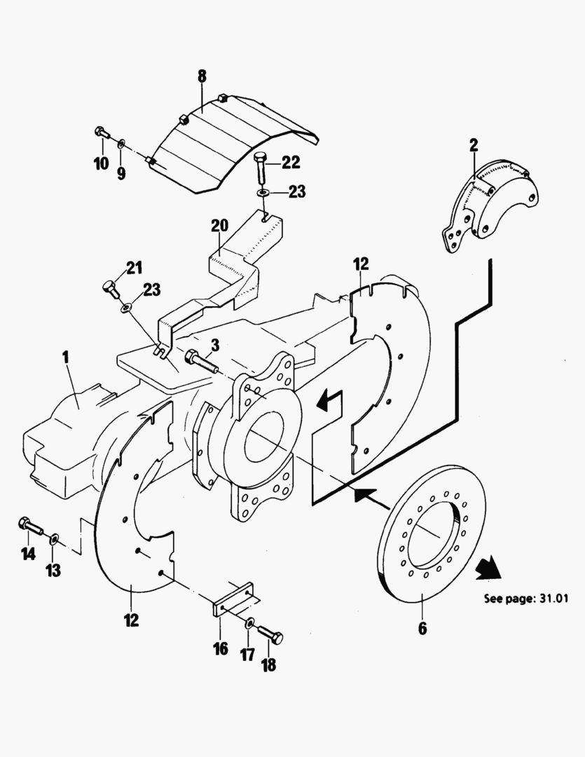 G032-3 BRAKE PROTECTION; FRONT