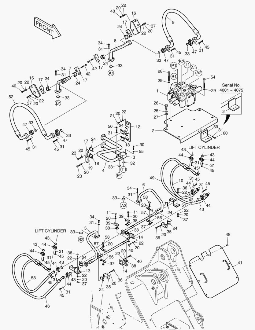 Схема РЕКУЛИРУЮЩИЙ КЛАПАН ТРУБОПРОВОДА - 2 КАТУШКИ(B ТИП)