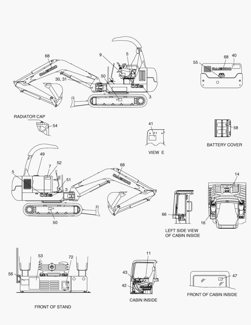 Схема ЗАВОДСКАЯ ТАБЛИЧКА-ЯПОНИЯ