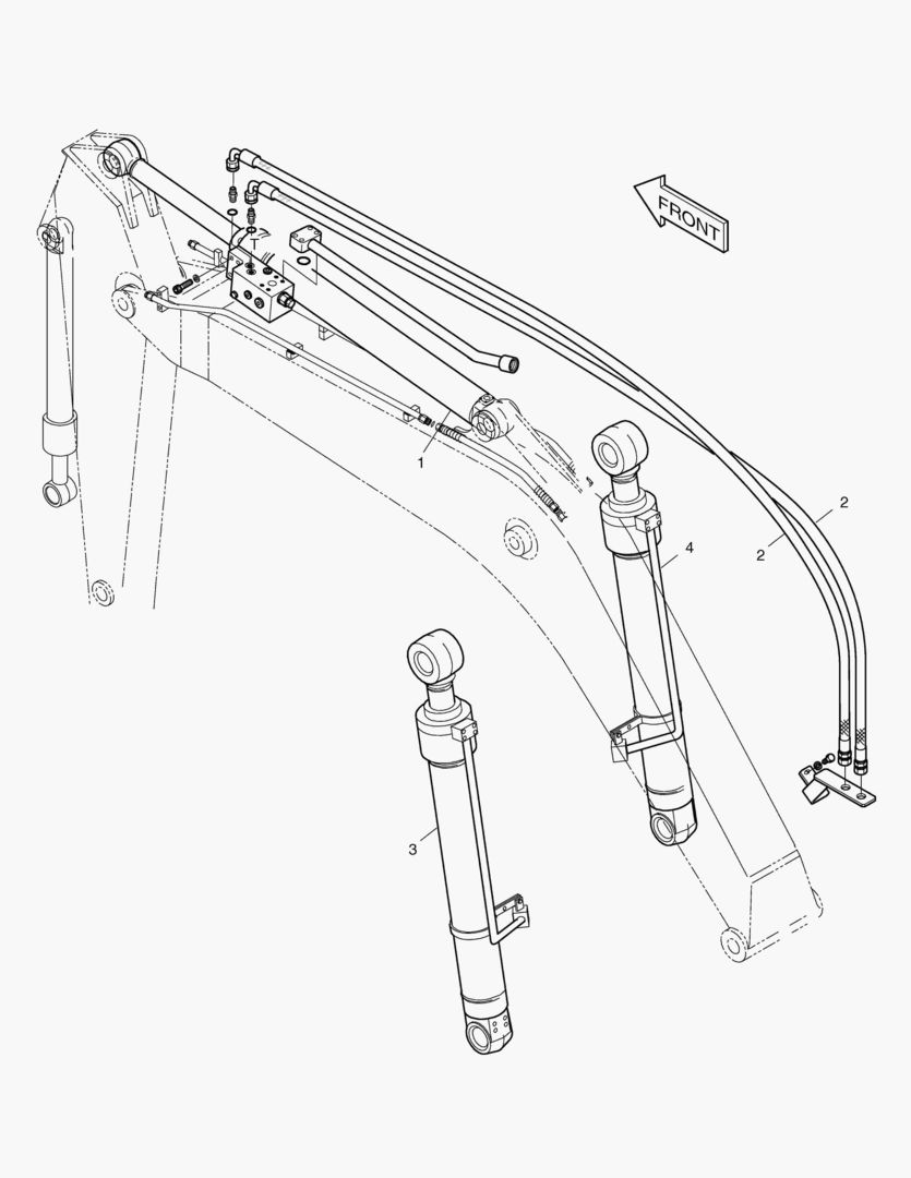 ГИДРОЗАМОК ТРУБОПРОВОДА-СТРЕЛА 4.6 м
