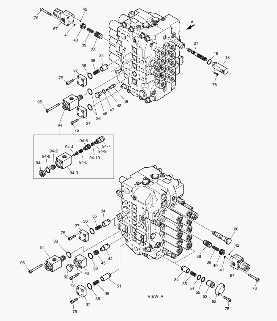 РЕГУЛИРУЮЩИЙ КЛАПАН(3) - ЛЕСОПОГРУЗЧИК