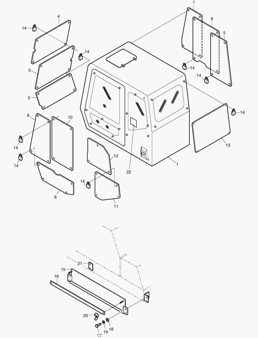 Схема ЗАЩИТНОЕ ОГРАЖДЕНИЕ ОКНА В СБОРЕ -США