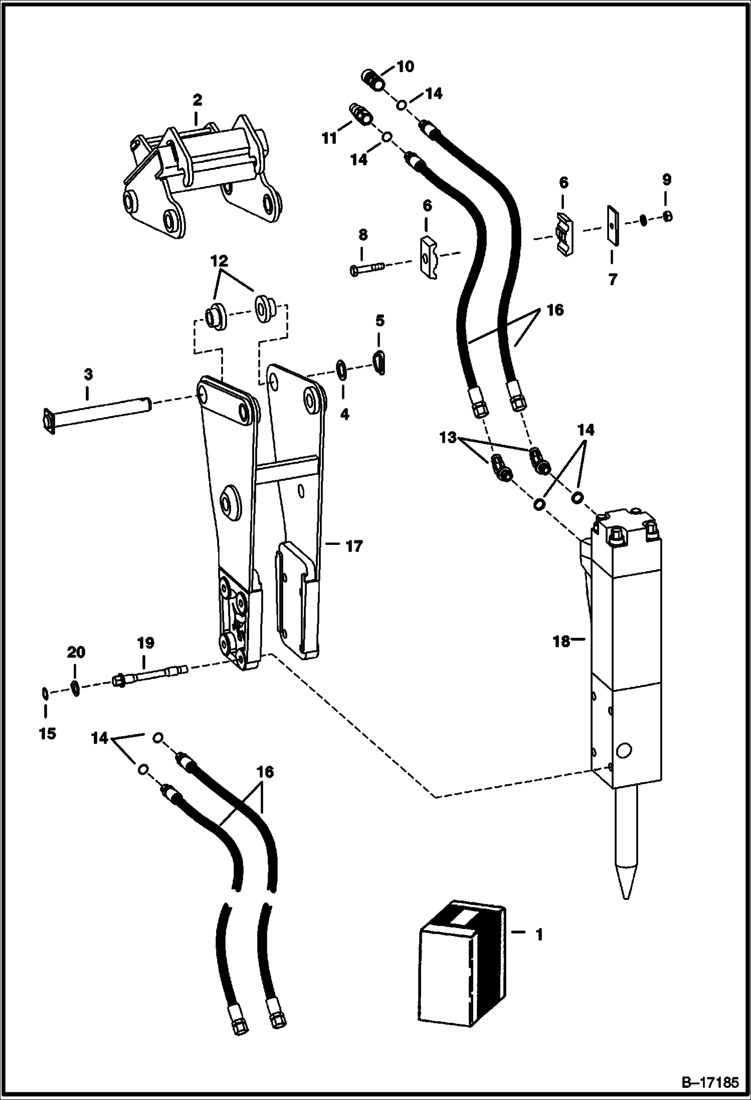 ГИДРОМОЛОТ (СМЕННЫЙ КОНТАЖНЫЙ КОМПЛЕКТ) (2560) (3560) (ИСПОЛЬЗУЕТСЯ НА 337, 341)