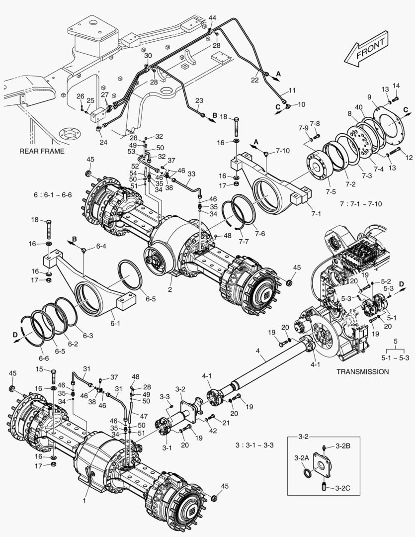 1140 AXLE & DRIVE SHAFT