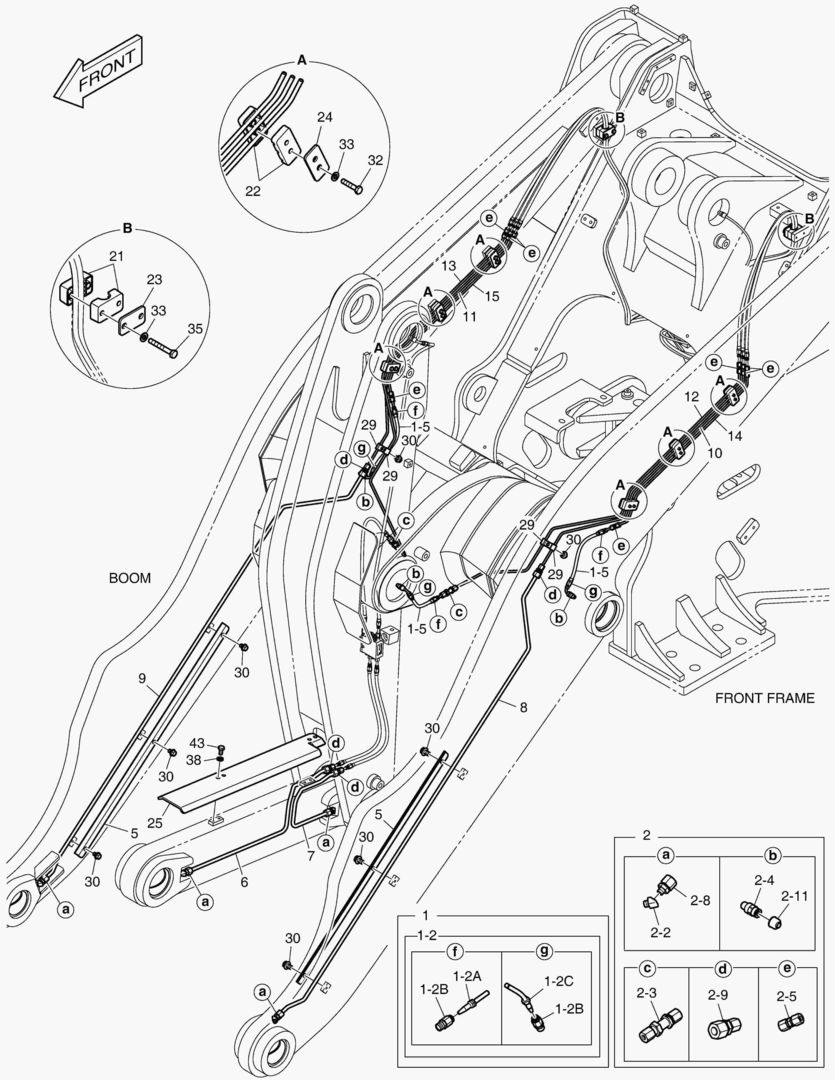 ТРУБОПРОВОД СМАЗОЧНОЙ СИСТЕМЫ - ДЛИННАЯ СТРЕЛА(1)