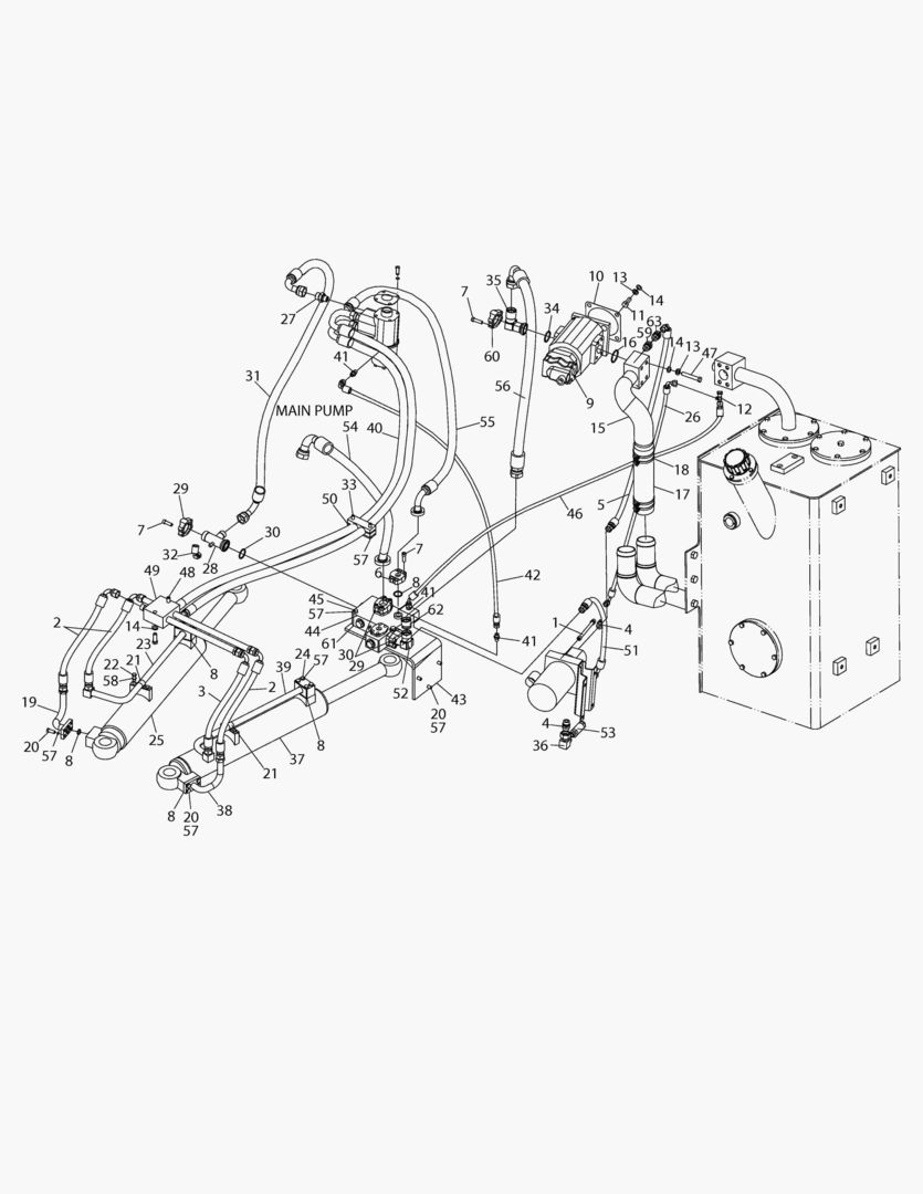 5770 STEERING PIPING-RUSSIA [10732~]