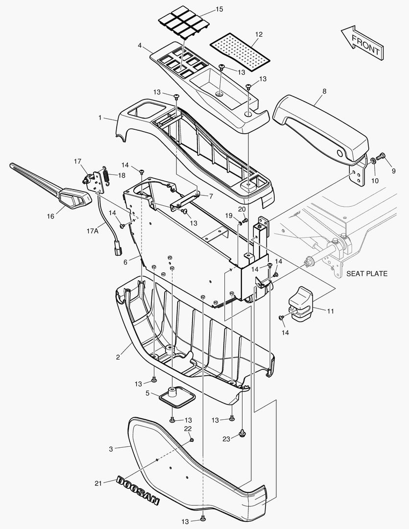 ПУЛЬТ УПРАВЛЕНИЯ - ЛЕВОСТОРОННИЙ