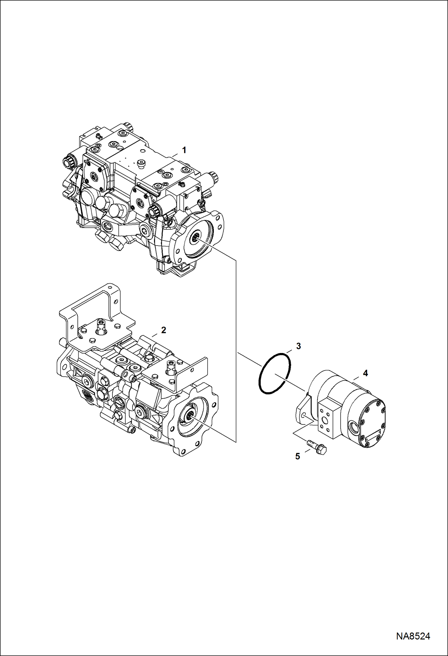 Схема ШЕСТЕРЕНЧАТЫЙ НАСОС (ИДЕНТИФИКАЦИЯ)