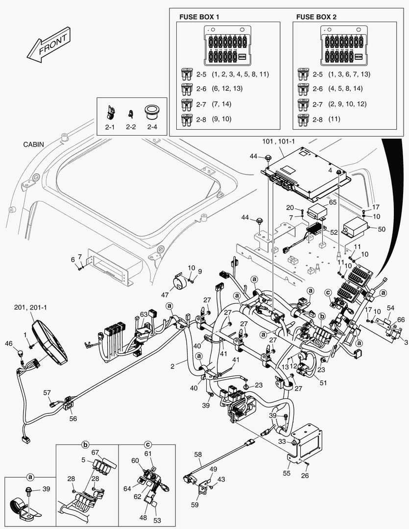 ЭЛЕКТРИЧЕСКИЕ ЗАПЧАСТИ - КАБИНА