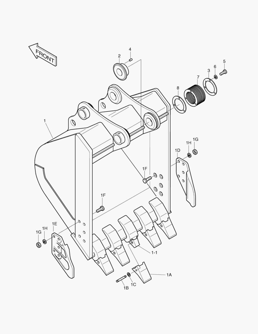3121 BUCKET-0.66MВі [372~]