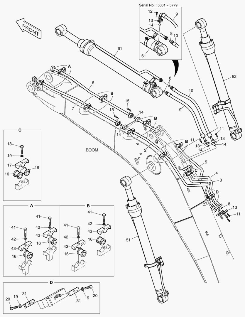 ГИДРОСИСТЕМА СТРЕЛЫ - СТРЕЛА 4.0 м