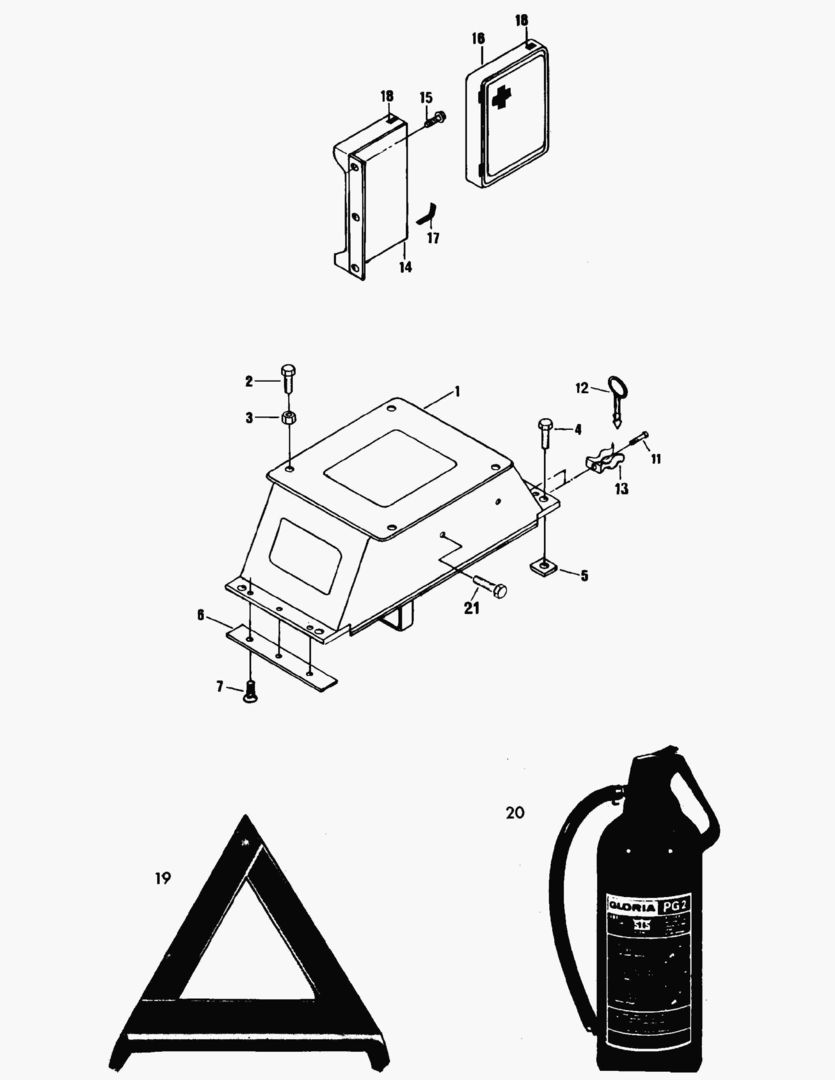 G075-17 DRIVER`S SEAT BRACKET