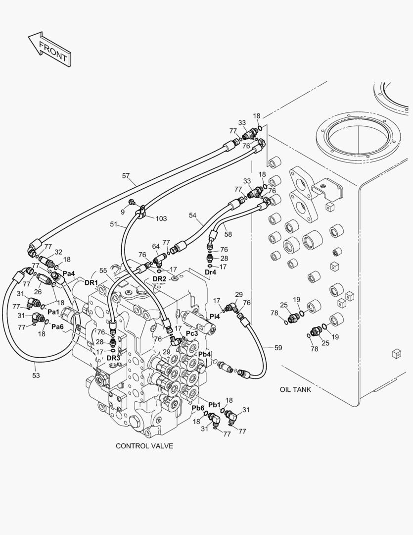 ТРУБОПРОВОД СЕРВОУПРАВЛЕНИЯ(5)