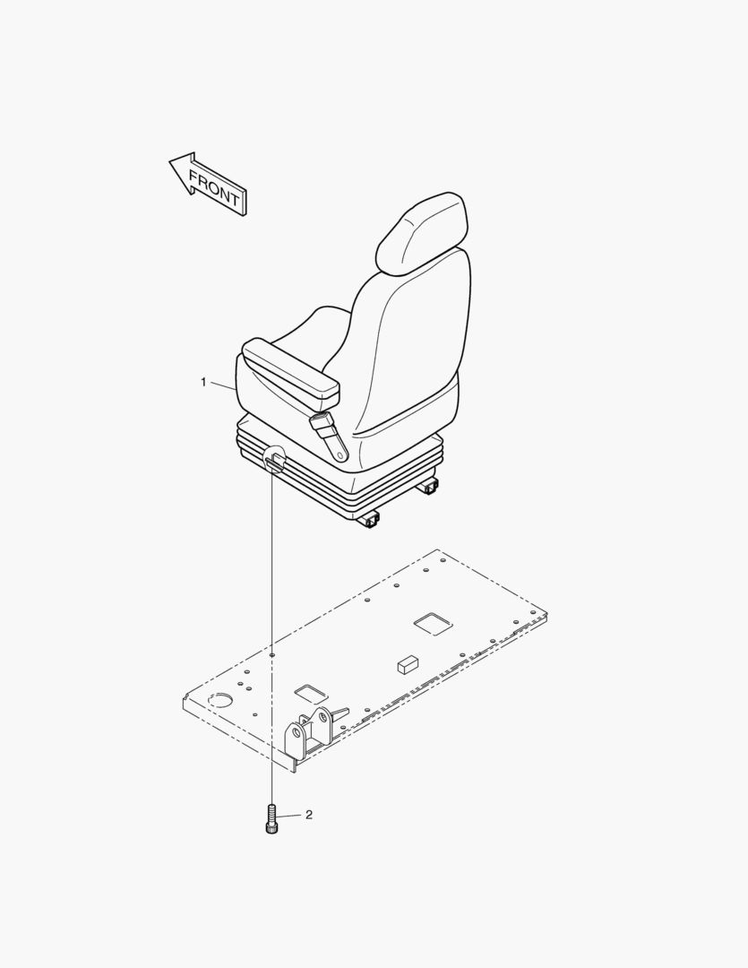 1362 SEAT MOUNTING-EUROPE & U.S.A [1176~]
