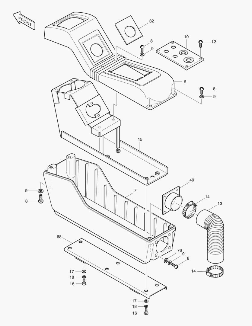 1350 CONTROL STAND-RH [1~990]