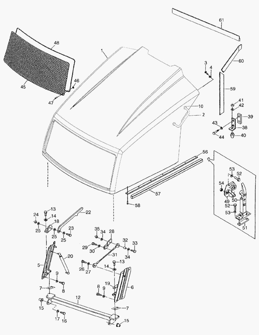G074-5 ENGINE BONNET [513087~]