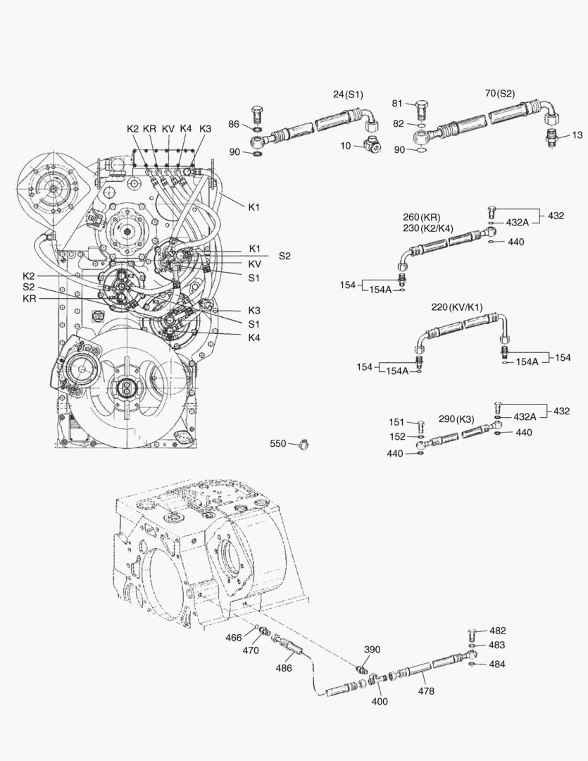 МАСЛЯНАЯ ТРУБКА - БЛОКИРОВКА