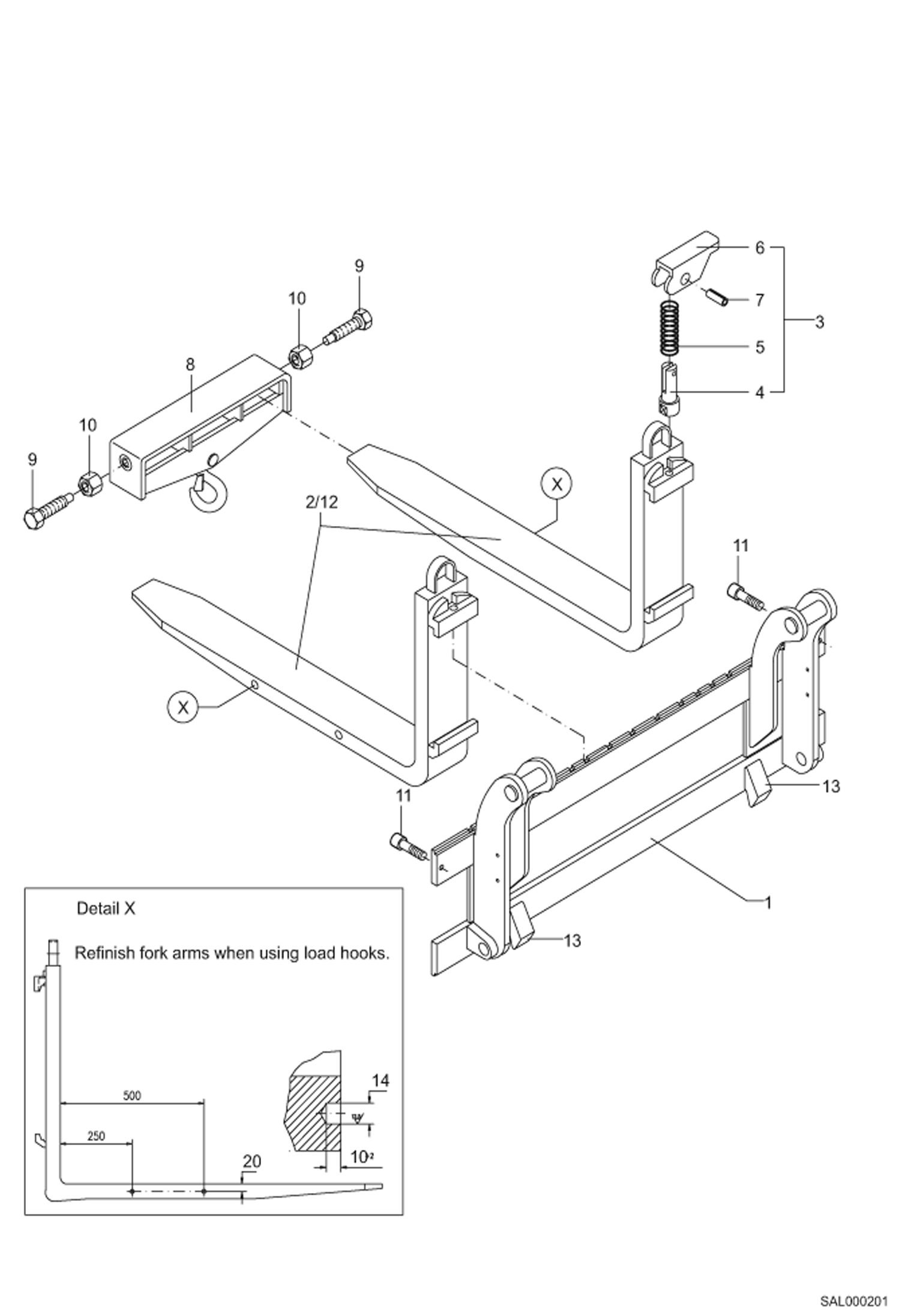 ОБОРУДОВАНИЕ УКЛАДЧИКА С КРЮКОМ КРАНА