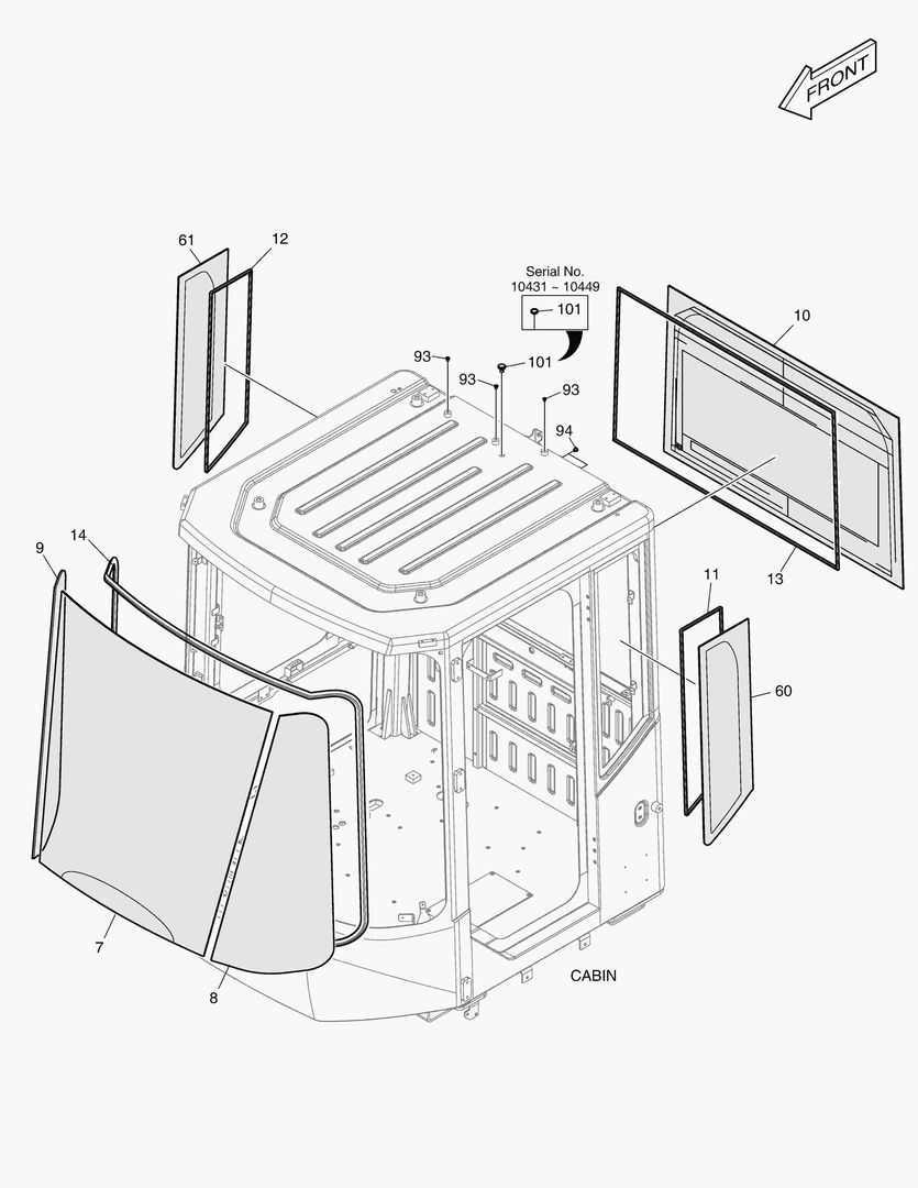 КАБИНА(5) - СТЕКЛО
