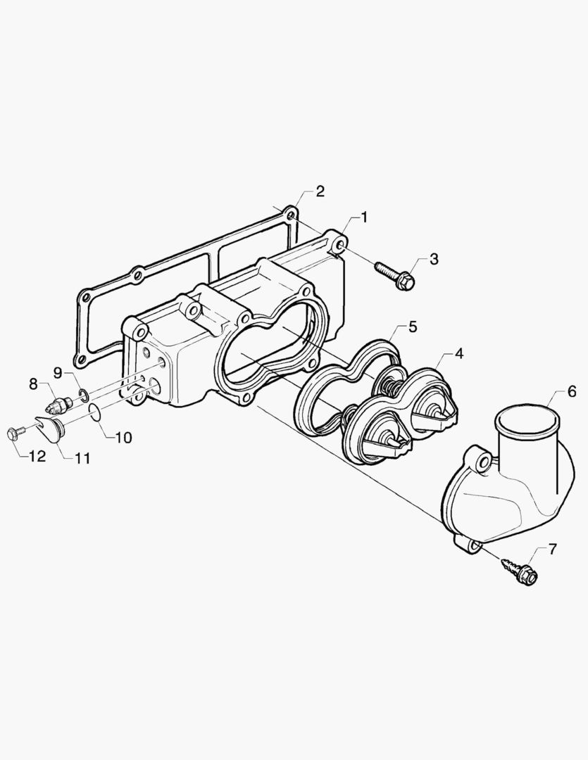 Спецтехника G010-61 THERMOSTAT HOUSING