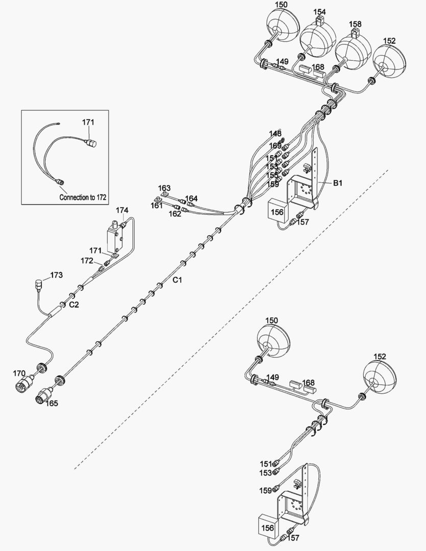 G067-5 ELECTRICAL SYSTEM; REAR FRAME