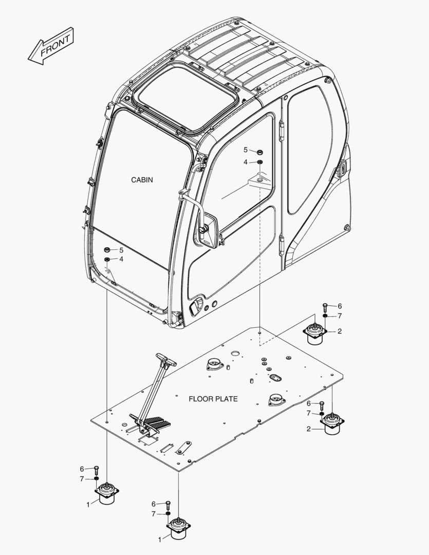 УСТАНОВКА КАБИНЫ