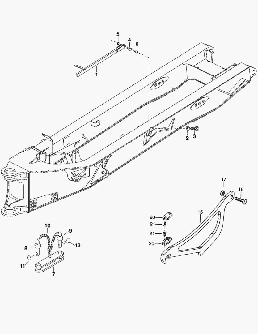 G080-3 REAR FRAME; SAFETY