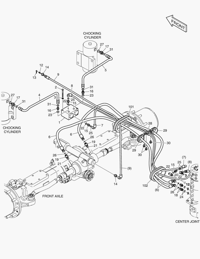 2170 STEER & CHOCKING PIPING