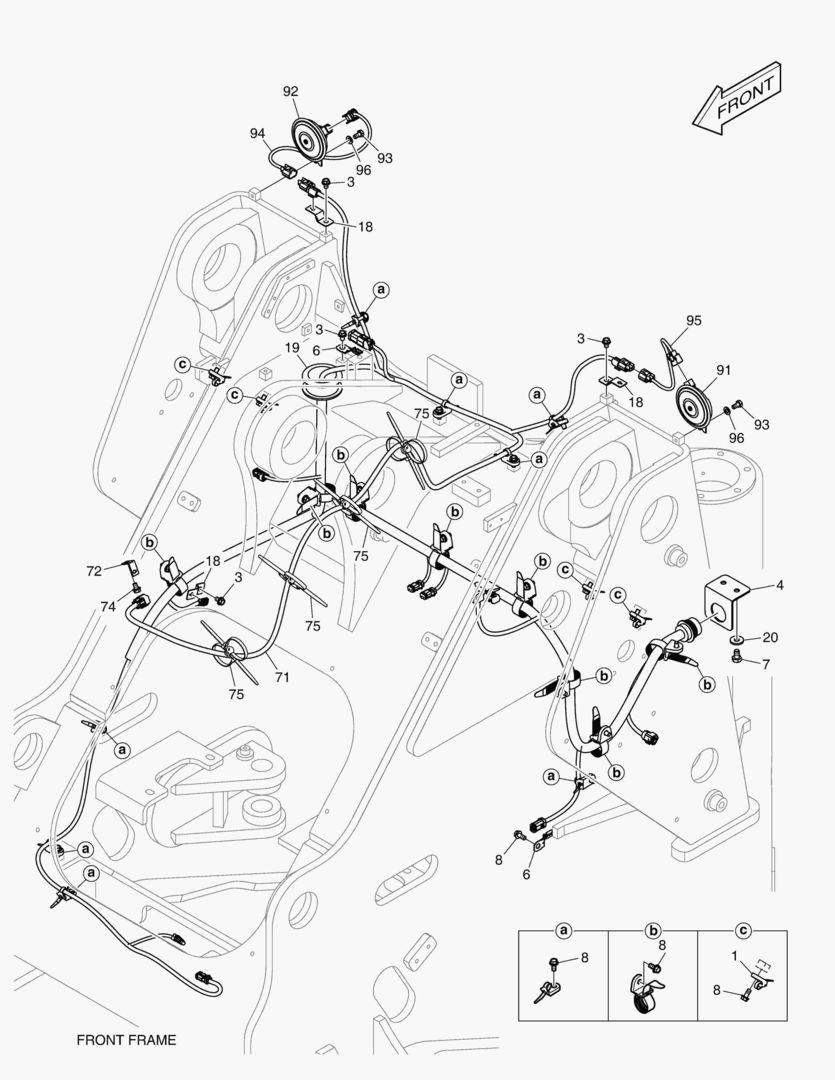 ЭЛЕКТРИЧЕСКИЕ ЗАПЧАСТИ - ФРОНТАЛЬНЫЙ
