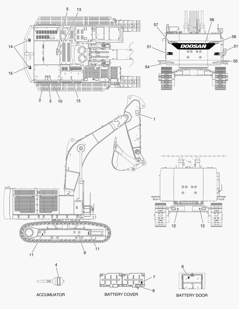 ПРЕДУПРЕЖДАЮЩАЯ ТАБЛИЧКА - ВНЕШНЯЯ ЧАСТЬ