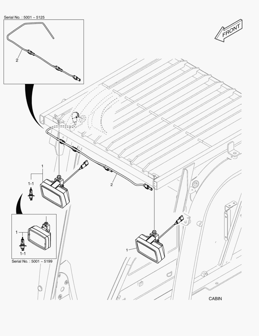 Спецтехника РАБОЧАЯ ФАРА - 2 ЛАМПЫ(КОЖУХ) - главное фото