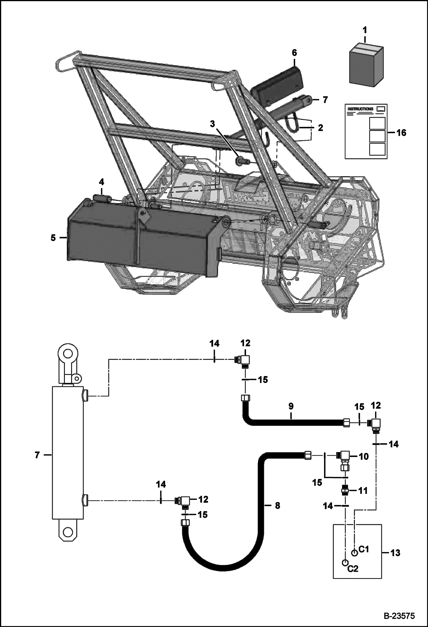 КУСТОРЕЗ (КОМПЛЕКТ ПЕРЕДНИХ ДВЕРЕЙ) (FRC50 ADTN) (FRC60 A6ZB)