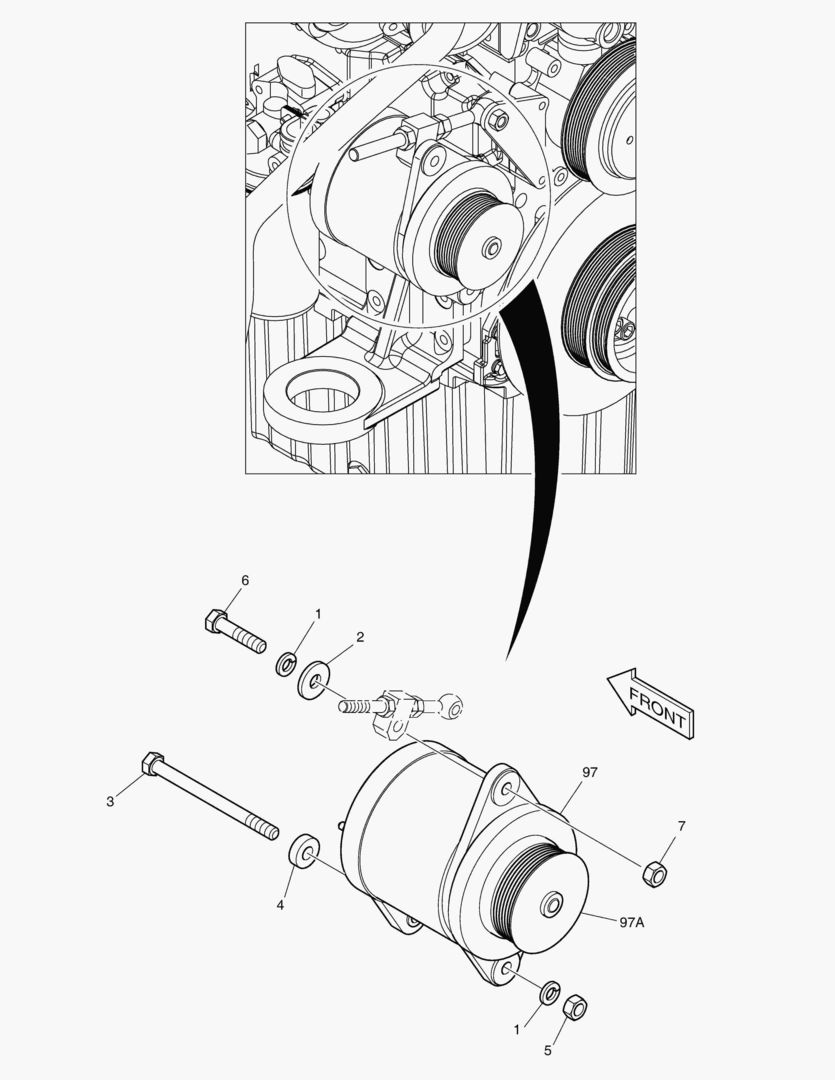 УСТАНОВКА ГЕНЕРАТОРА ПЕРЕМЕННОГО ТОКА
