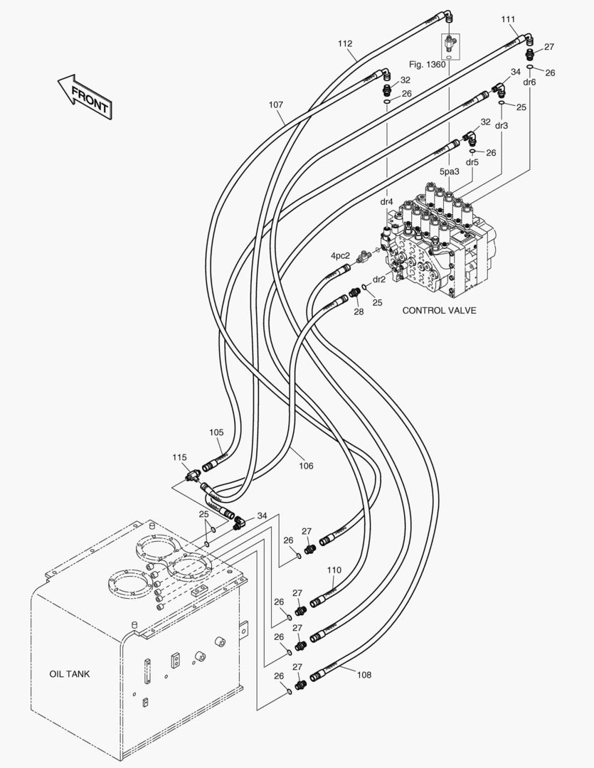 ТРУБОПРОВОД СЕРВОУПРАВЛЕНИЯ(8)