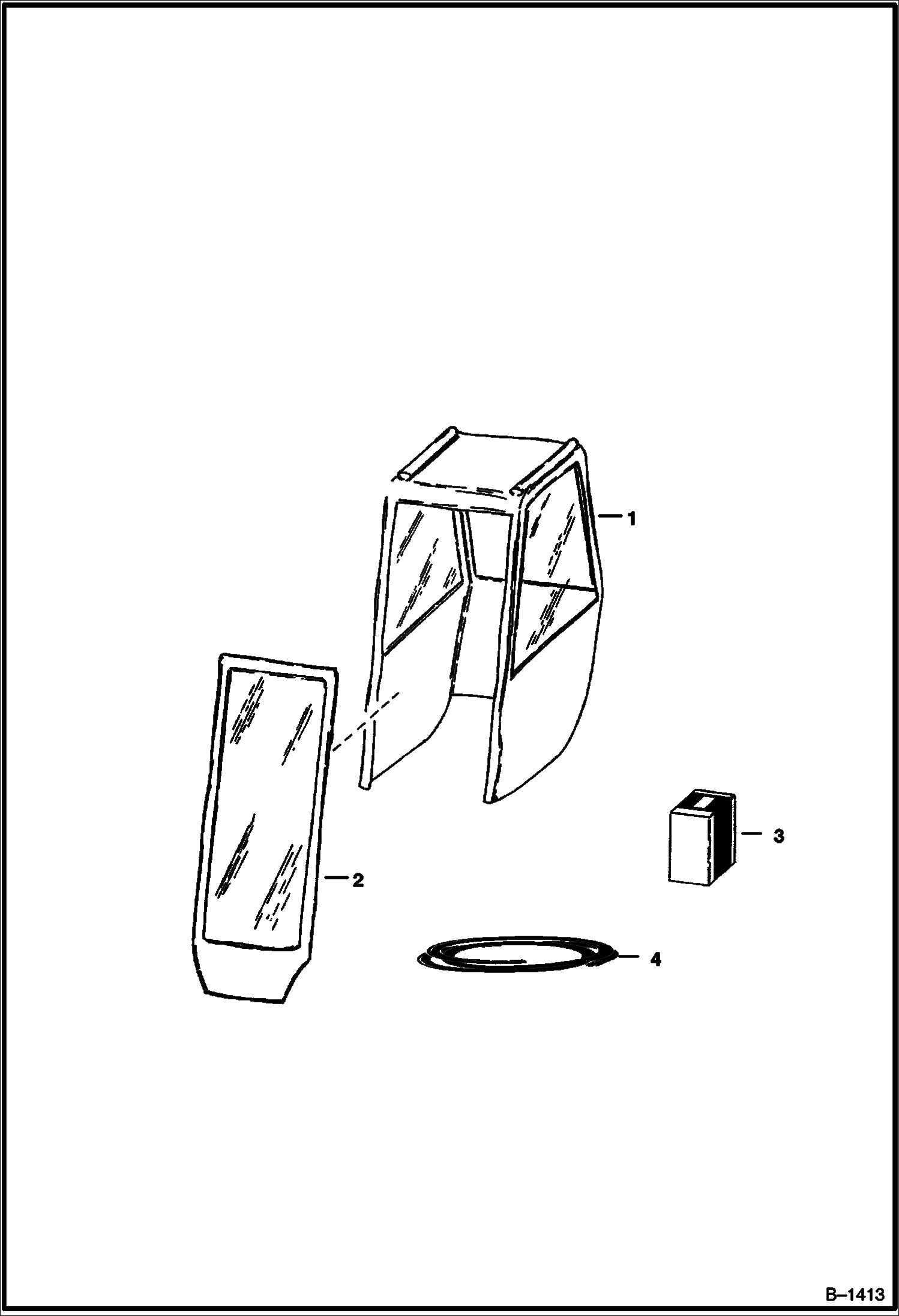 Схема КОРПУС КАБИНЫ (ВИНИЛ)
