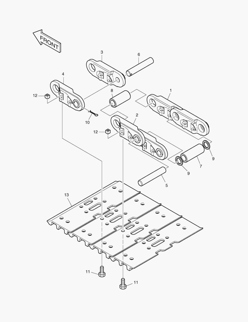 БАШМАК ГУСЕНИЦЫ В СБОРЕ-450G