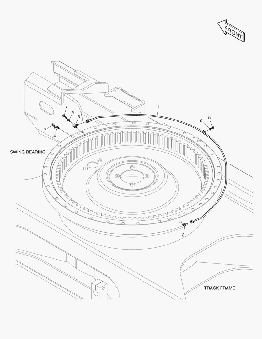 ТРУБОПРОВОД СМАЗОЧНОЙ СИСТЕМЫ