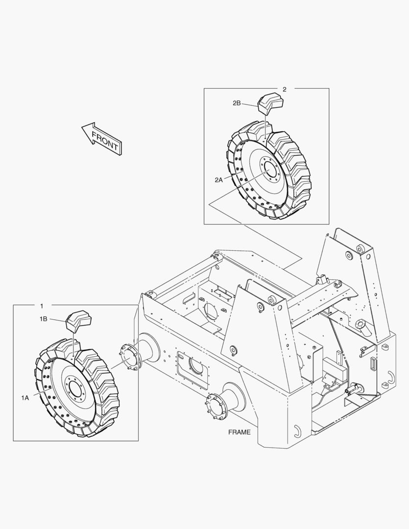 Спецтехника 6120 WHEEL ASS`Y-8.25Г—15 от Globus Machinery