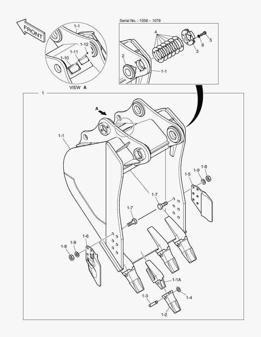 6960 BUCKET ASS`Y - 0.8mВі