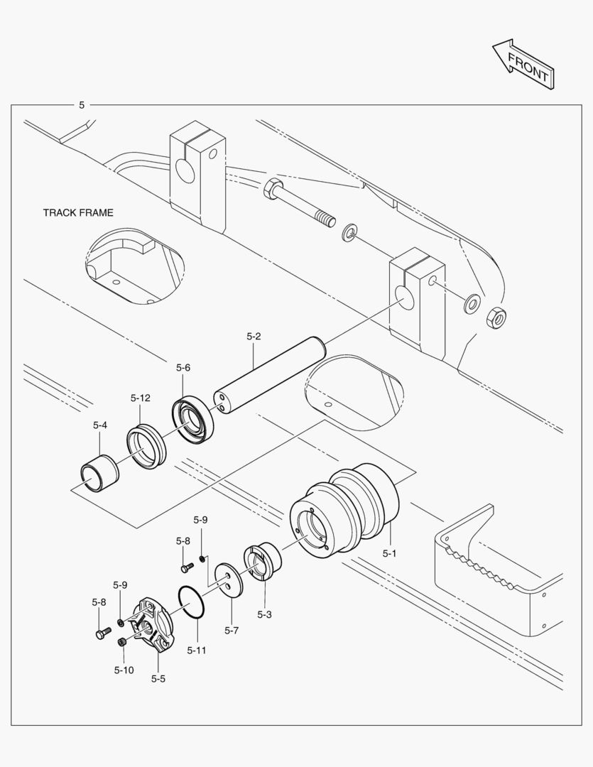 2140 UPPER ROLLER [5001~5800]