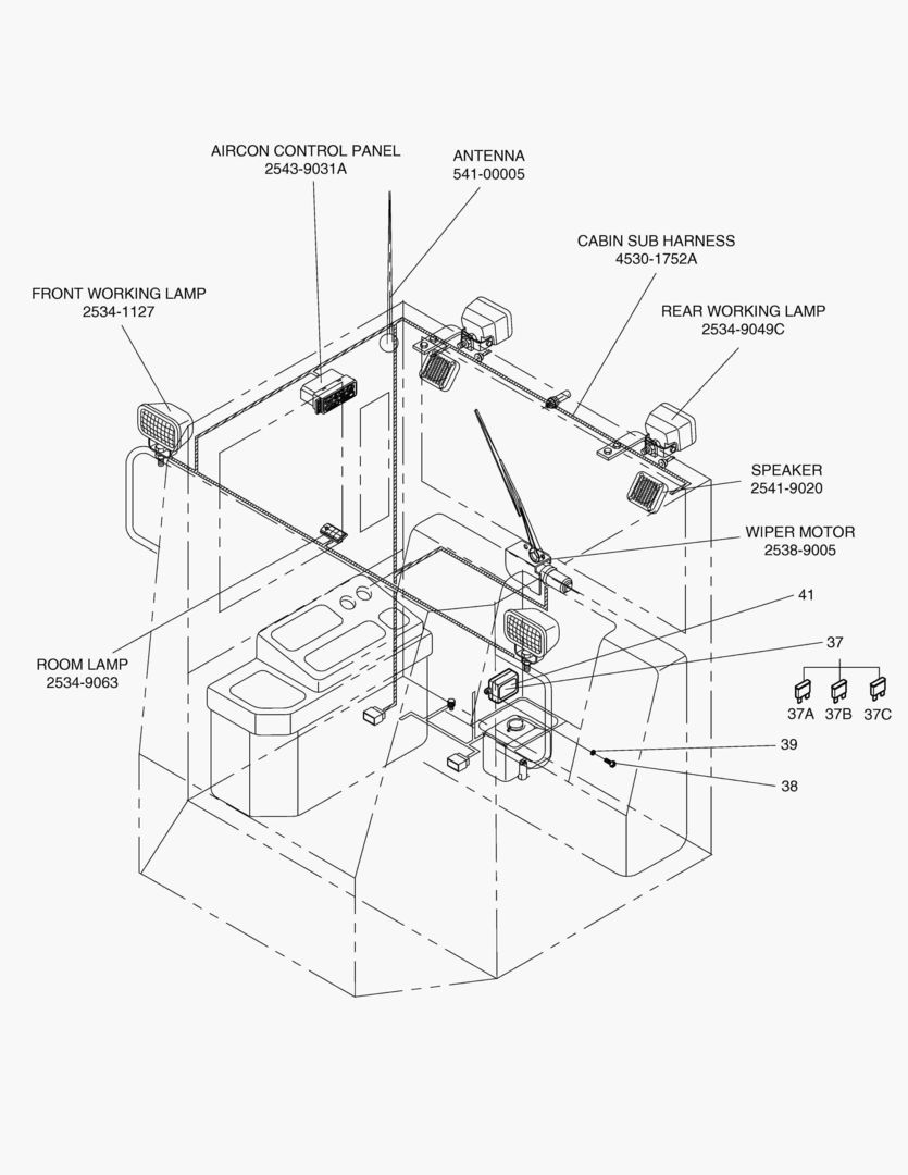 ЭЛЕКТРИЧЕСКИЕ ЗАПЧАСТИ(4)-КРЫША НАД СИДЕНЬЕМ ВОДИТЕЛЯ