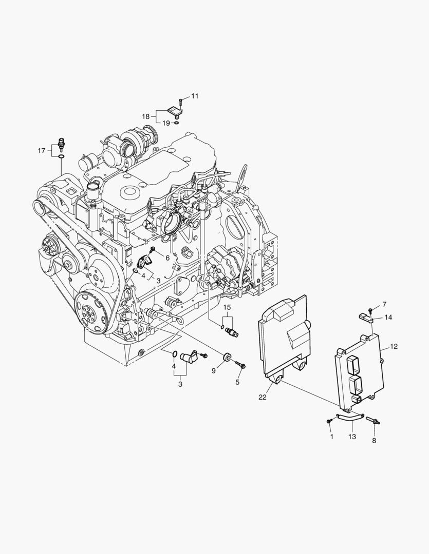 БЛОК УПРАВЛЕНИЯ ДВИГАТЕЛЕМ