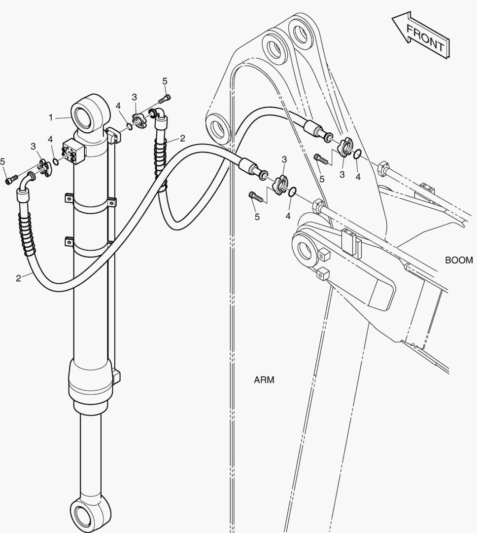 ГИДРОСИСТЕМА РУКОЯТИ-РУКОЯТЬ 2.4 м