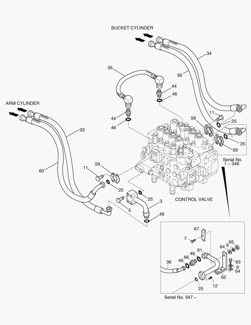 ГЛАВНАЯ МАГИСТРАЛЬ(3)-РУКОЯТЬ,КОВШ